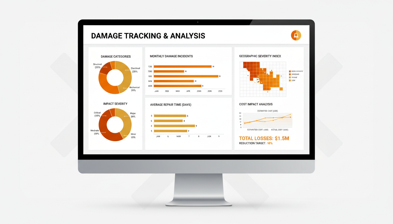 Damage Reports Analytics Dashboard